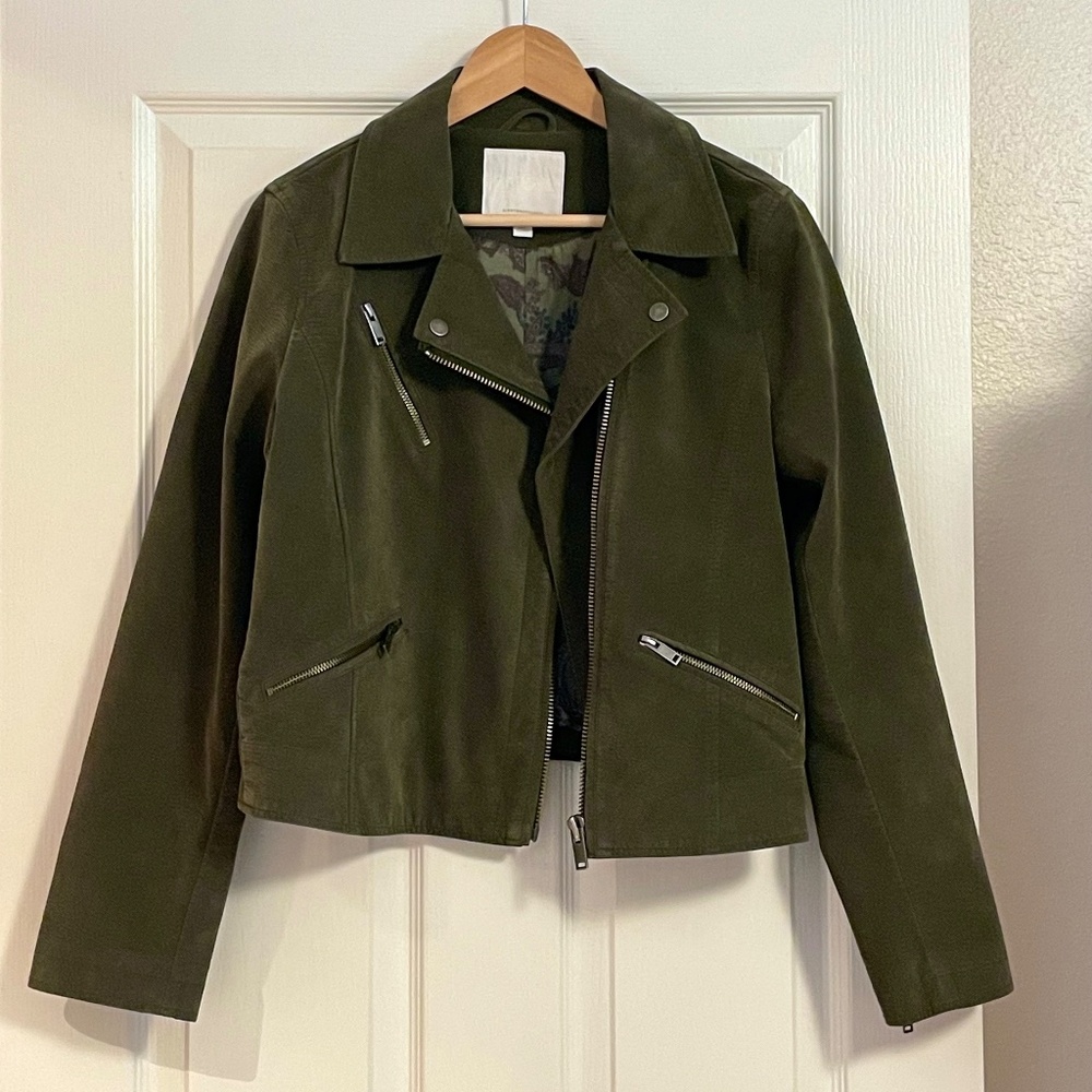 Anthropologie Ett:Twa Biddle Moto Jacket (size M)